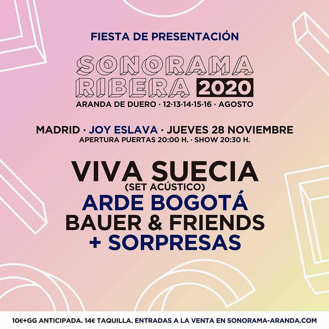 Presentación Sonorama 2020