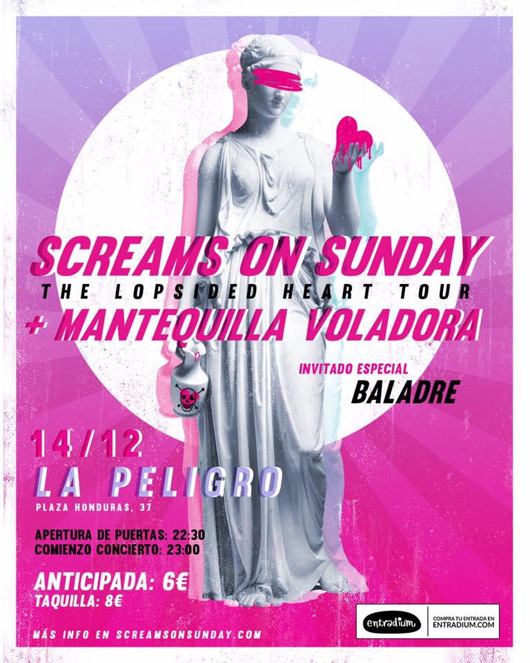 Screams on Sunday + Mantequilla Voladora