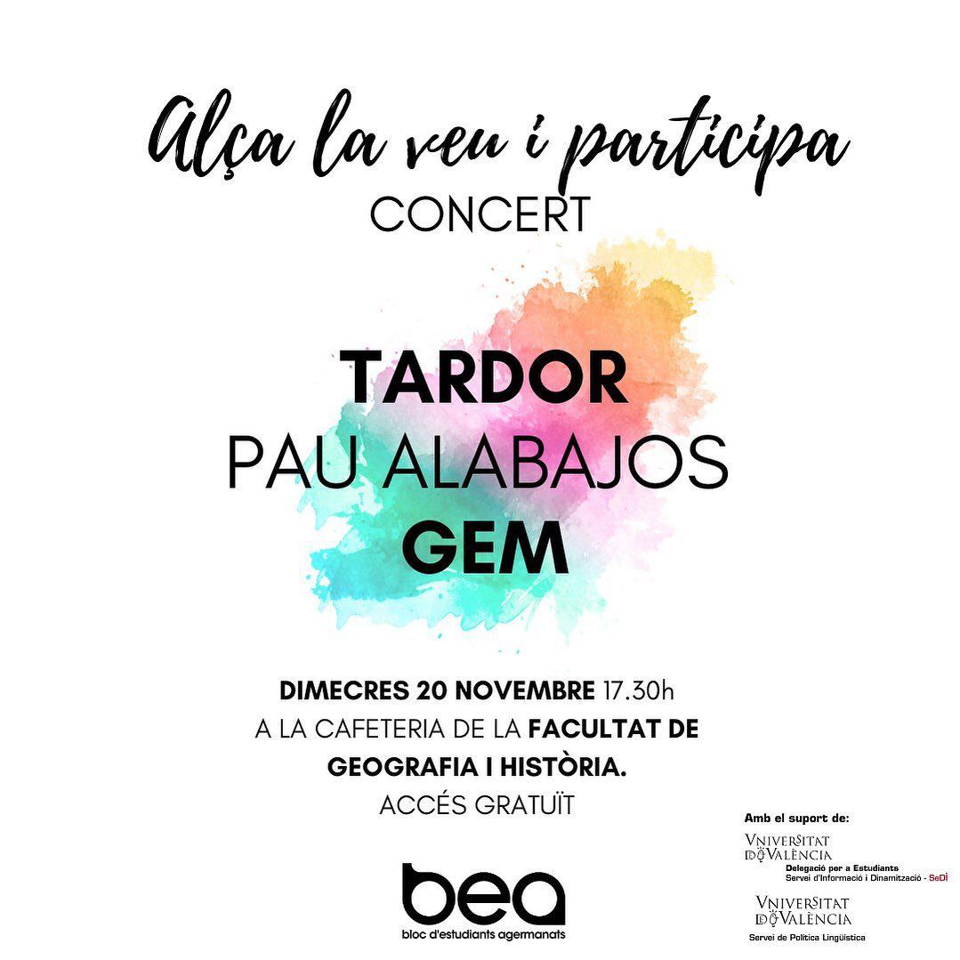 Tardor + Pau Alabajos + GEM